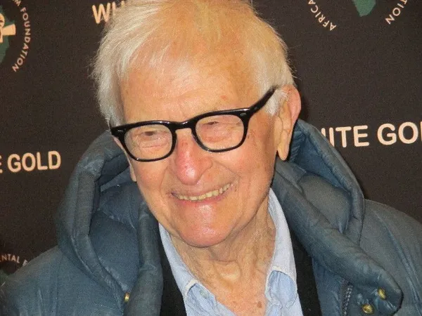 Albert Maysles at Simon Trevor's White Gold premiere at MoMA